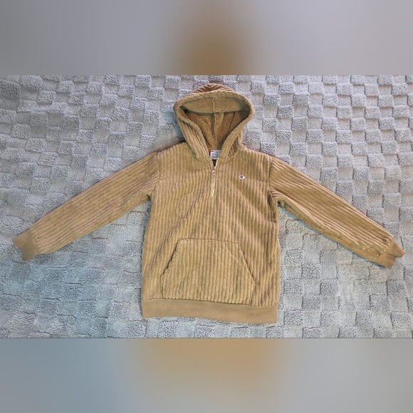 Champion Other - Champion Kids Corduroy High Pile Fleece Hoodie Size 10/12 Med